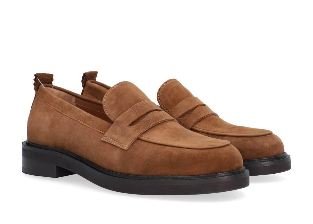 Loafers - Cognac Suede 555